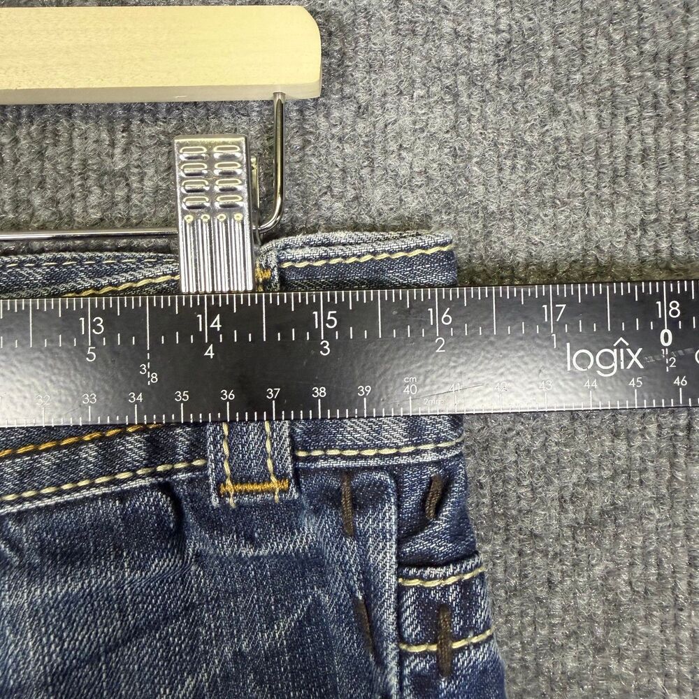 MEK Denim Mens Henderson Jeans 31x32 Straight Leg Medium Wash Button Fly - Picture 13 of 16